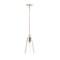 Z-Lite Wentworth 1 Light Pendant, Polished Nickel & Clear 2300P8-PN - alternate 1
